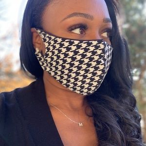 Houndstooth Face Mask